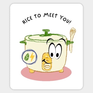 Rice to Meet You! Sticker